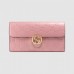 Gucci Icon Continental Wallet In Pink Guccissima Leather Gucci Icon Continental Wallet In Pink Guccissima Leather