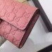 Gucci Icon Continental Wallet In Pink Guccissima Leather Gucci Icon Continental Wallet In Pink Guccissima Leather