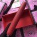 Gucci Red Print Leather Zip Around Wallet Gucci Red Print Leather Zip Around Wallet