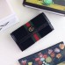 Gucci Black Ophidia GG Suede Continental Wallet Gucci Black Ophidia GG Suede Continental Wallet