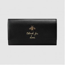 Gucci Black Animalier Continental Wallet Gucci Black Animalier Continental Wallet
