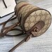 Gucci 602577 Ophidia GG small Boston bag in Beige/ebony GG Supreme canvas