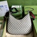 Gucci Attache Large Shoulder Bag In Blue GG Canvas Gucci Attache Large Shoulder Bag In Blue GG Canvas
