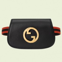 Gucci Blondie Belt Bag In Black Leather Gucci Blondie Belt Bag In Black Leather