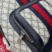 Gucci Ophidia Small Backpack In Blue GG Supreme Gucci Ophidia Small Backpack In Blue GG Supreme