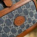 Gucci Interlocking G Backpack In GG Denim Jacquard Gucci Interlocking G Backpack In GG Denim Jacquard