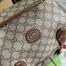 Gucci Medium Backpack In Beige GG Canvas with Interlocking G Gucci Medium Backpack In Beige GG Canvas with Interlocking G