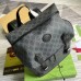 Gucci Medium Backpack In Black GG Canvas with Interlocking G Gucci Medium Backpack In Black GG Canvas with Interlocking G