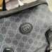 Gucci Medium Backpack In Black GG Canvas with Interlocking G Gucci Medium Backpack In Black GG Canvas with Interlocking G