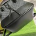 Gucci Medium Backpack In Black GG Canvas with Interlocking G Gucci Medium Backpack In Black GG Canvas with Interlocking G