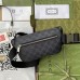 Gucci Black GG Supreme Belt Bag with Interlocking G Gucci Black GG Supreme Belt Bag with Interlocking G