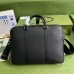 Gucci Business Case In Black Leather with Gucci Logo Gucci Business Case In Black Leather with Gucci Logo