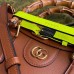 Gucci Diana Small Tote Bag In Brown Leather