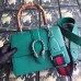 Gucci Green Dionysus Small Bamboo Top Handle Bag Gucci Green Dionysus Small Bamboo Top Handle Bag
