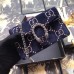 Gucci Blue Dionysus Super Mini Velvet Bag Gucci Blue Dionysus Super Mini Velvet Bag