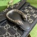Gucci Dionysus Small Shoulder Bag In Black GG Denim