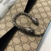 Gucci Black Dionysus GG Supreme Small Bag Gucci Black Dionysus GG Supreme Small Bag