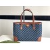 Gucci Ophidia GG Medium Tote In GG Denim Gucci Ophidia GG Medium Tote In GG Denim