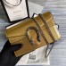 Gucci Dionysus Super Mini Bag In Gold Lame Leather Gucci Dionysus Super Mini Bag In Gold Lame Leather