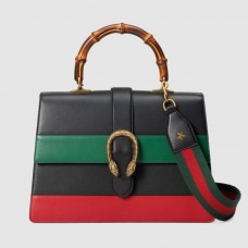 Gucci Dionysus Medium Stripe Bamboo Top Handle Bag Gucci Dionysus Medium Stripe Bamboo Top Handle Bag
