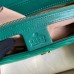 Gucci GG Marmont Small Shoulder Bag In Green Diagonal Leather Gucci GG Marmont Small Shoulder Bag In Green Diagonal Leather