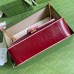 Gucci GG Marmont Small Shoulder Bag In Red Diagonal Leather Gucci GG Marmont Small Shoulder Bag In Red Diagonal Leather