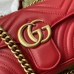 Gucci Red GG Marmont Mini Matelasse Shoulder Bag Gucci Red GG Marmont Mini Matelasse Shoulder Bag