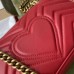 Gucci Red GG Marmont Mini Matelasse Shoulder Bag Gucci Red GG Marmont Mini Matelasse Shoulder Bag