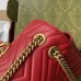 Gucci Red GG Marmont Mini Matelasse Shoulder Bag Gucci Red GG Marmont Mini Matelasse Shoulder Bag