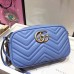Gucci Light Blue GG Marmont Small Camera Shoulder Bag Gucci Light Blue GG Marmont Small Camera Shoulder Bag