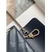 Gucci GG Marmont Super Mini Bag In Blue Diagonal Leather Gucci GG Marmont Super Mini Bag In Blue Diagonal Leather