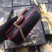 Gucci GG Marmont Super Mini Bag In Black Diagonal Leather Gucci GG Marmont Super Mini Bag In Black Diagonal Leather