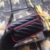 Gucci GG Marmont Super Mini Bag In Black Diagonal Leather Gucci GG Marmont Super Mini Bag In Black Diagonal Leather