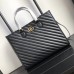 Gucci 627332 GG Marmont medium tote bag in Black matelassé leather Gucci 627332 GG Marmont medium tote bag in Black matelassé leather