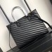 Gucci 627332 GG Marmont medium tote bag in Black matelassé leather Gucci 627332 GG Marmont medium tote bag in Black matelassé leather