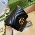 Gucci GG Marmont Mini Bag In Black Matelasse Calfskin Gucci GG Marmont Mini Bag In Black Matelasse Calfskin