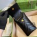 Gucci GG Marmont Mini Bag In Black Matelasse Calfskin Gucci GG Marmont Mini Bag In Black Matelasse Calfskin