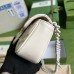 Gucci GG Marmont Belt Bag In White Matelasse Leather Gucci GG Marmont Belt Bag In White Matelasse Leather