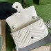 Gucci GG Marmont Belt Bag In White Matelasse Leather Gucci GG Marmont Belt Bag In White Matelasse Leather