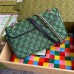 Gucci Green GG Marmont Multicolor Canvas Small Bag Gucci Green GG Marmont Multicolor Canvas Small Bag