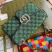 Gucci Green GG Marmont Multicolor Canvas Small Bag Gucci Green GG Marmont Multicolor Canvas Small Bag