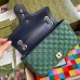 Gucci Green GG Marmont Multicolor Canvas Small Bag Gucci Green GG Marmont Multicolor Canvas Small Bag