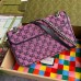 Gucci Pink GG Marmont Multicolor Canvas Small Bag Gucci Pink GG Marmont Multicolor Canvas Small Bag