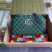 Gucci Green GG Marmont Multicolor Small Shoulder Bag Gucci Green GG Marmont Multicolor Small Shoulder Bag