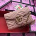 Gucci Pink GG Marmont Matelasse Chain Mini Bag Gucci Pink GG Marmont Matelasse Chain Mini Bag