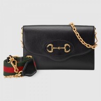 Gucci Horsebit 1955 Small Bag In Black Leather Gucci Horsebit 1955 Small Bag In Black Leather