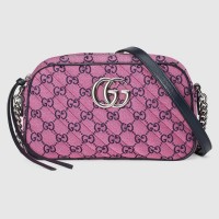 Gucci Pink GG Marmont Multicolor Small Shoulder Bag Gucci Pink GG Marmont Multicolor Small Shoulder Bag