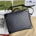 Gucci Trunks Messenger Bag In Black GG Supreme Gucci Trunks Messenger Bag In Black GG Supreme