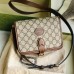 Gucci Mini GG Supreme Shoulder Bag with Interlocking G Gucci Mini GG Supreme Shoulder Bag with Interlocking G