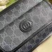 Gucci Black GG Supreme Messenger Bag with Interlocking G Gucci Black GG Supreme Messenger Bag with Interlocking G